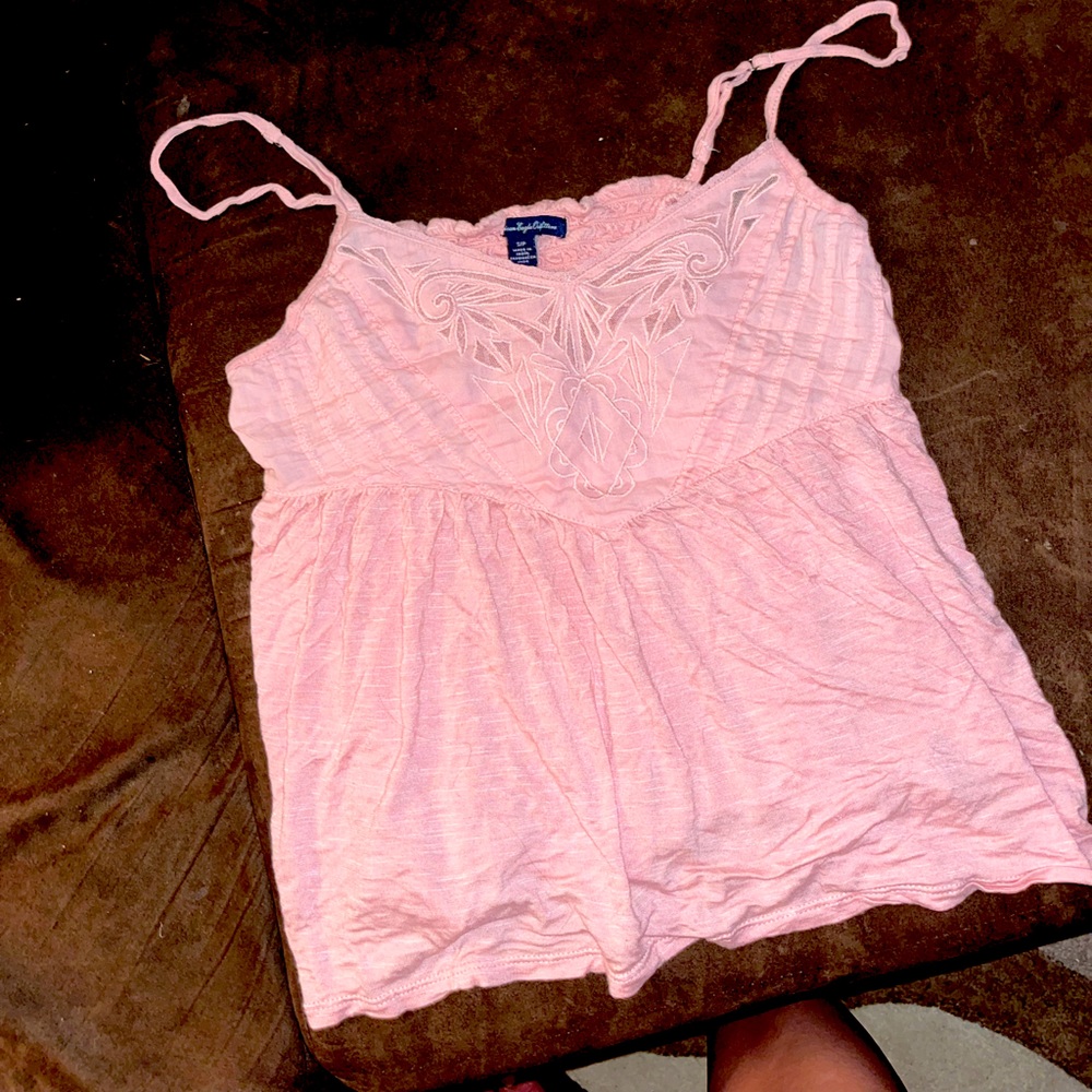 American eagle pink tank top